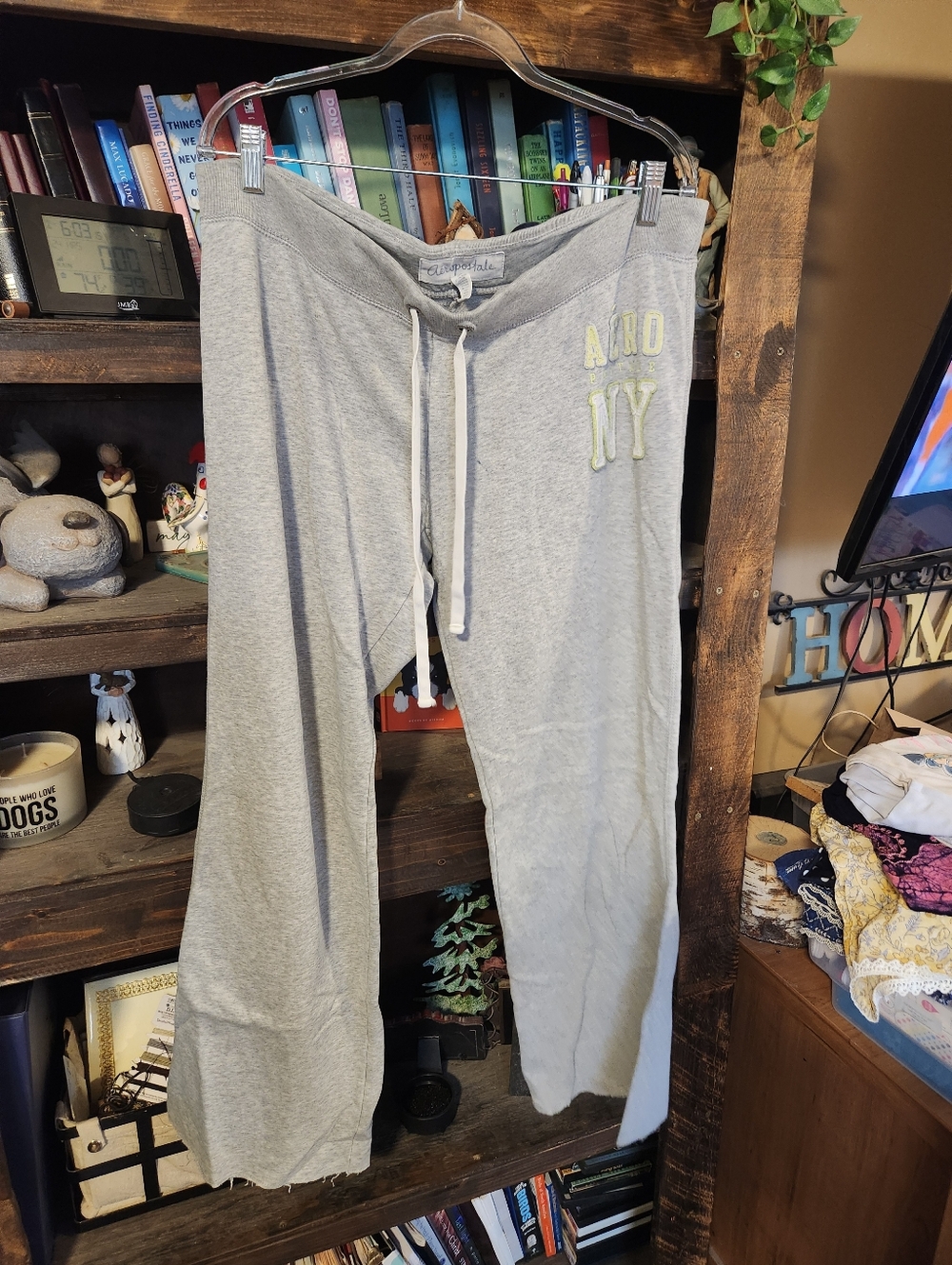 Vintage Y2K Aeropostale Womens Gray Lounge Pants